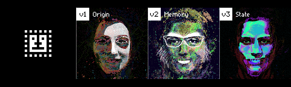 Rooted In Code layered artwork